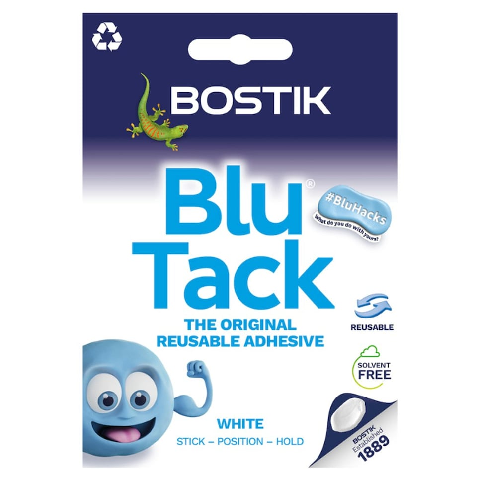 Blu Tack Handy Wallet White - One Colour - One Size