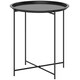 image 9 of Outsunny 46cm Round Garden Table, Small Side Table w/ Removable Tray 