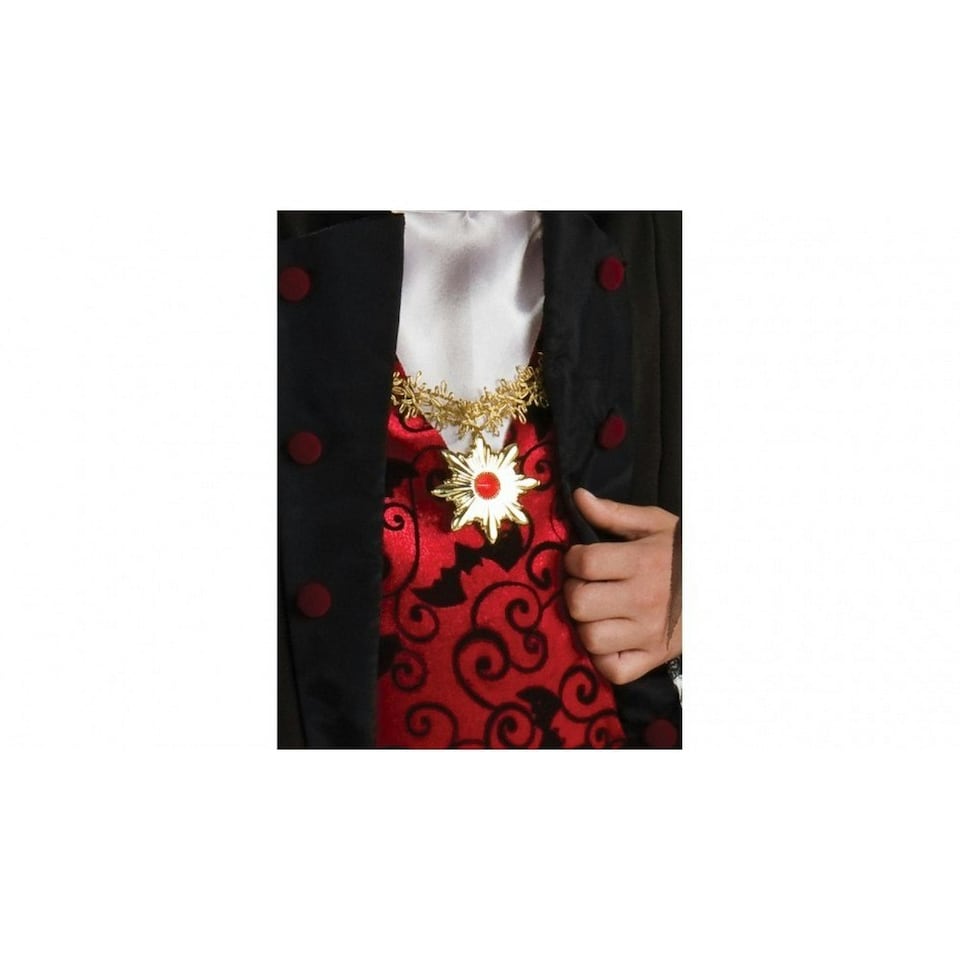 image 1 of Bristol Novelty Boys Royal Vampire Costume - Black/Red/White - S S