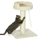 image 1 of PawHut 83cm Cat Tree Tower with Scratching Post, Kitten Bed, Toy, Cream