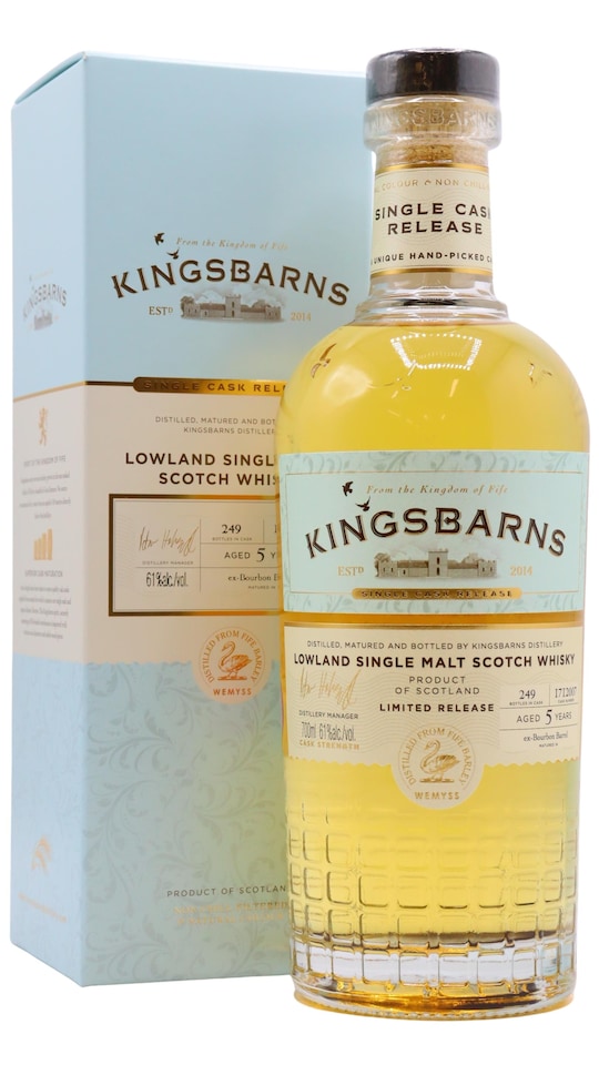 Kingsbarns - Single Cask No. 1712007 5 year old Whisky