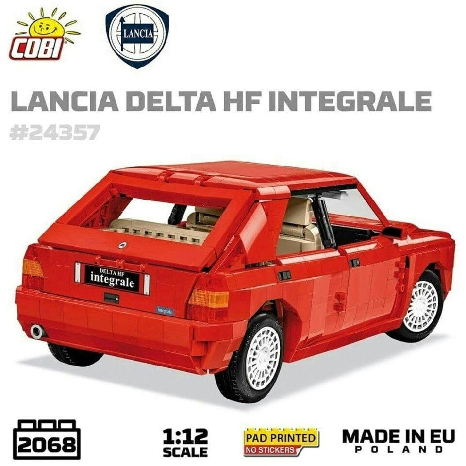 image 1 of COBI Lancia Delta HF Intg. brick model car - COBI 24357 - 2068 bricks