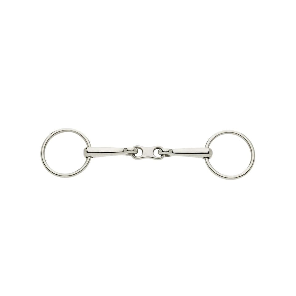 Lorina French Link Loose Ring Bradoon - Silver - 6.25in