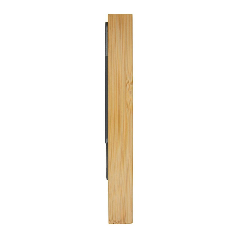 image 1 of Sasa Bamboo Photo Frame With Clock - Natural - One Size