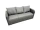image 4 of Fimous Garden Rattan Outdoor Furniture Set 13 Seater with 3 Seater Sofa 4 Stools Dark Grey