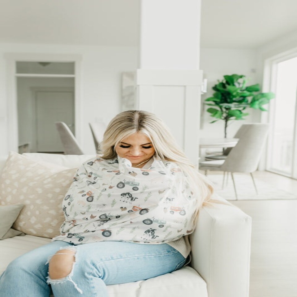 image 1 of Copper Pearl Nursing & Car Seat Cover Jo