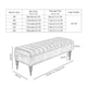 image 3 of 120cm Sierra Striped Ottoman Storage Bench with Black Turned Wooden Legs - White Plush Velvet Upholstered Shoes Bench