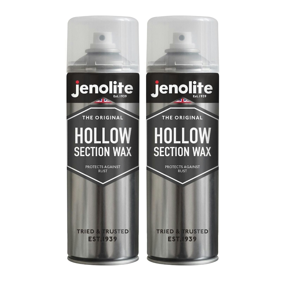 image 1 of Jenolite Hollow Section Cavity Wax Spray with Extension Straw & Nozzle - 500ml - 2-Pack