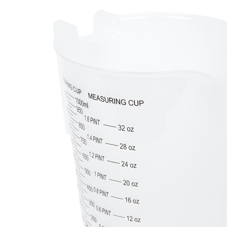 image 1 of Ashley 3pc Plastic Measuring Jug Set - White White | One Size