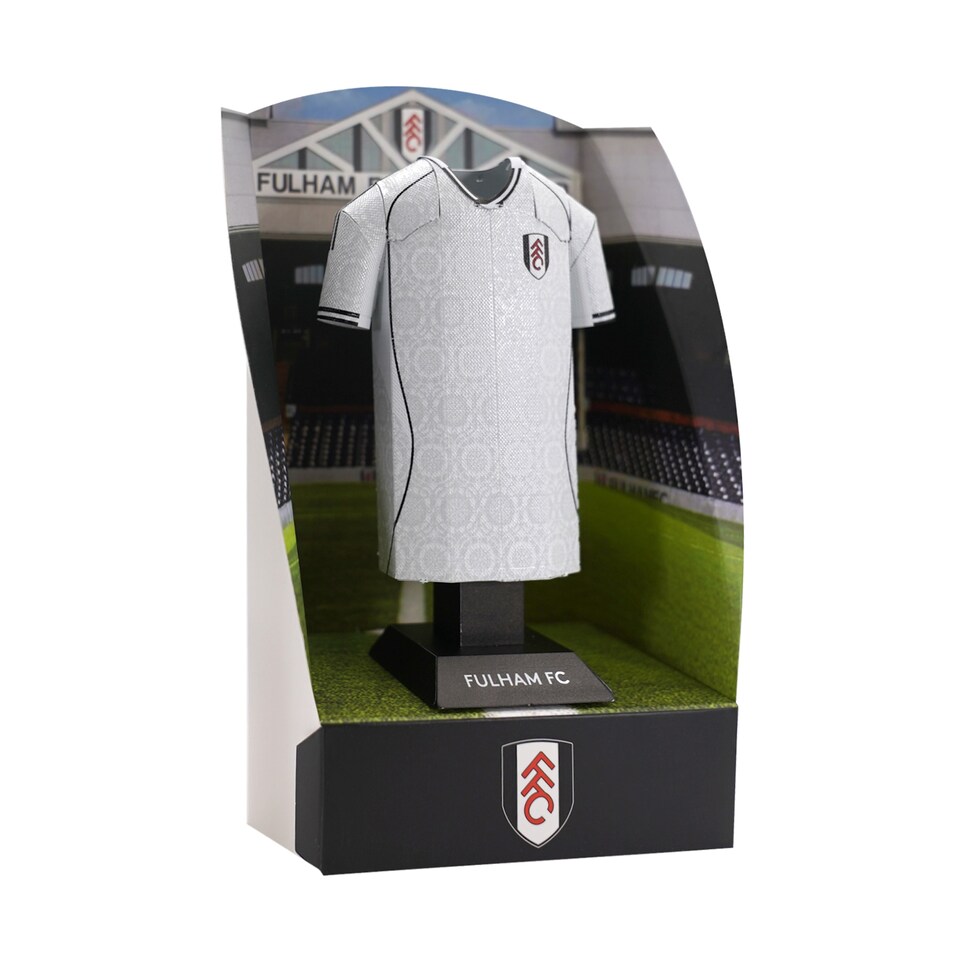 image 1 of RadStuff Alloy Metal Football Shirt - Fulham FC Home Kit 2025/26