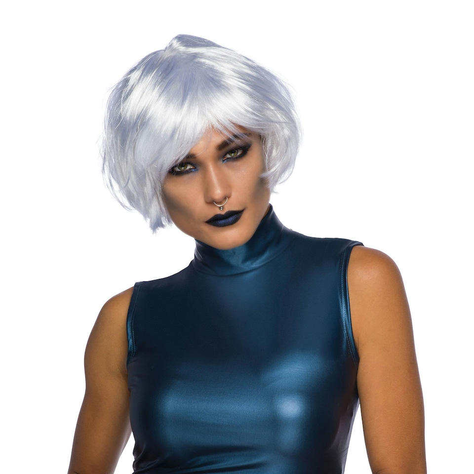 image 1 of Bristol Novelty Unisex Adults Short Bob Wig - White - One Size One Size