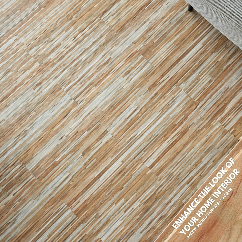 image 1 of Self Adhesive Floor Planks | 36x5.98in (91.4x15.2cm) Each | Peel & Stick Vinyl Flooring | Honeyline Grain Flow Wood Effect | DIY Waterproof Floor Tiles Brown | 4.17 sqm