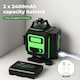 image 6 of Traderight 4D 16 Line Green Laser Level 360 Degree Self Leveling with Remote Tripod