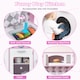 image 7 of COSTWAY Pretend Play Kitchen Kids Wooden Toy Set Kitchen Accessory Playset Pink
