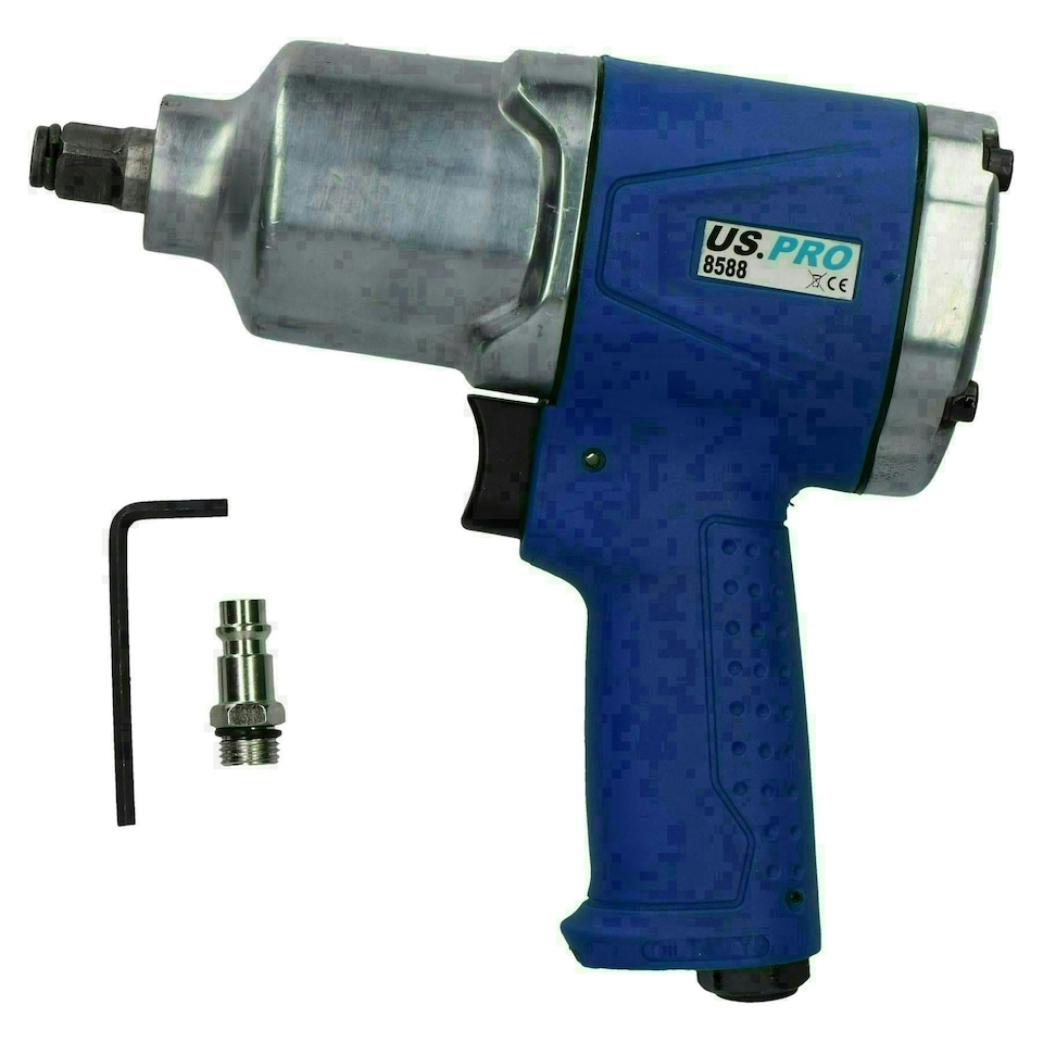 image 1 of 1/2" Drive Air Pneumatic Impact Gun Wrench Reversible 569Nm 420ft/lb Torque