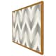 image 4 of Geometric zig zag (Picture Frame) Grey | L