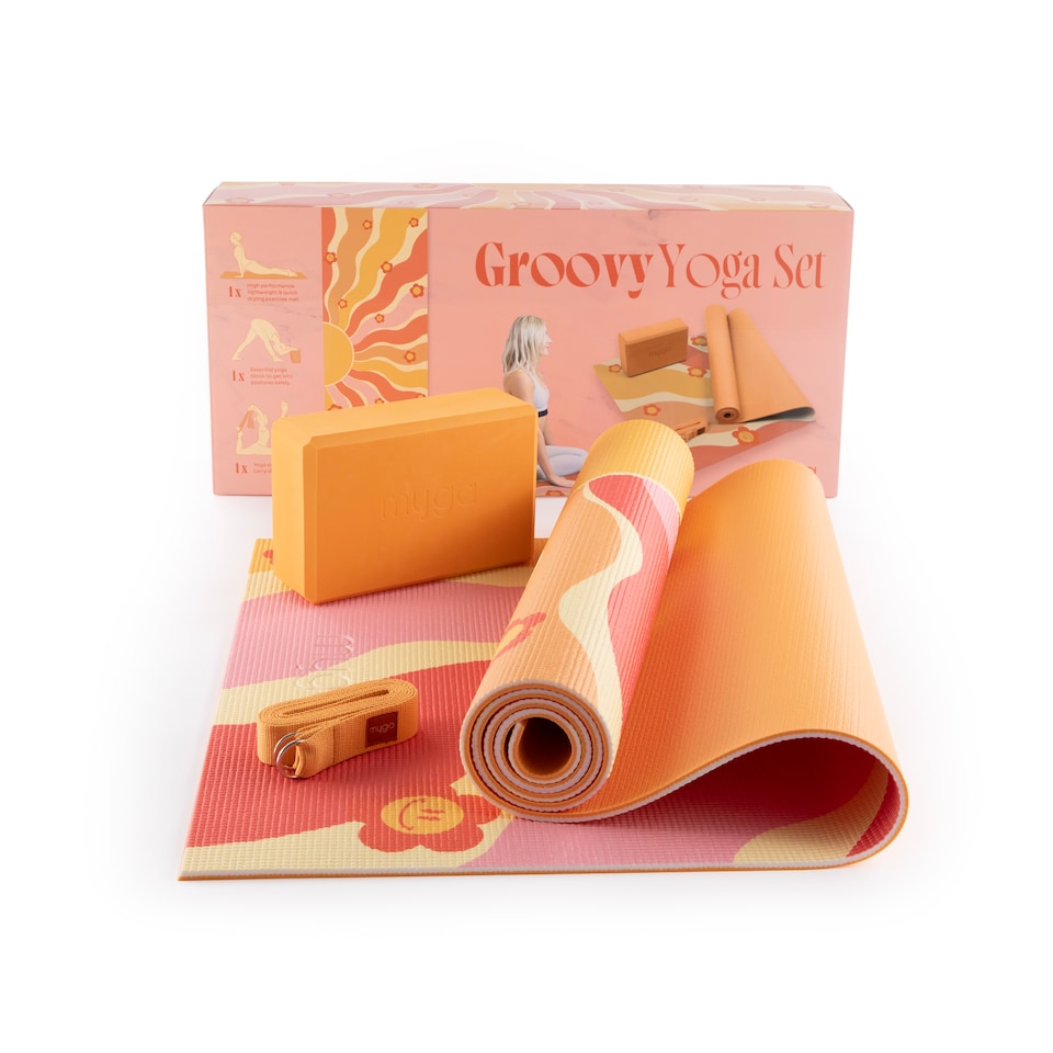 image 1 of Myga Yoga Set - Groovy | Orange