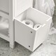 image 7 of SoBuy FRG126-W,Slim Tall Bathroom Storage Cabinet with 3 Shelves & 2 Drawers | White | White | 1