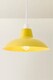 image 4 of ValueLights Civic Yellow Easy Fit Ceiling Pendant Shade & Bulb | Yellow