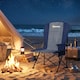 image 8 of Outsunny Camping Chair Padded with Side Pocket | Blue | Dark Blue, Dark Grey | One Size