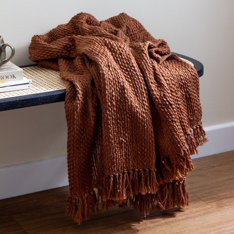 image 1 of Hoem Morni Woven Tasselled Throw