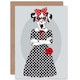 image 1 of Fashion Dalmatian Dog Greetings Card Birthday Kids