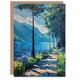 image 1 of Lake District Acrylic Landscape England Birthday Him Her Card