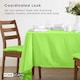 image 7 of Homescapes Lime Green Tablecloth - 178 x 300 cm | Green