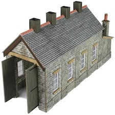 Metcalfe Stone Single Track Engine Shed Card Kit