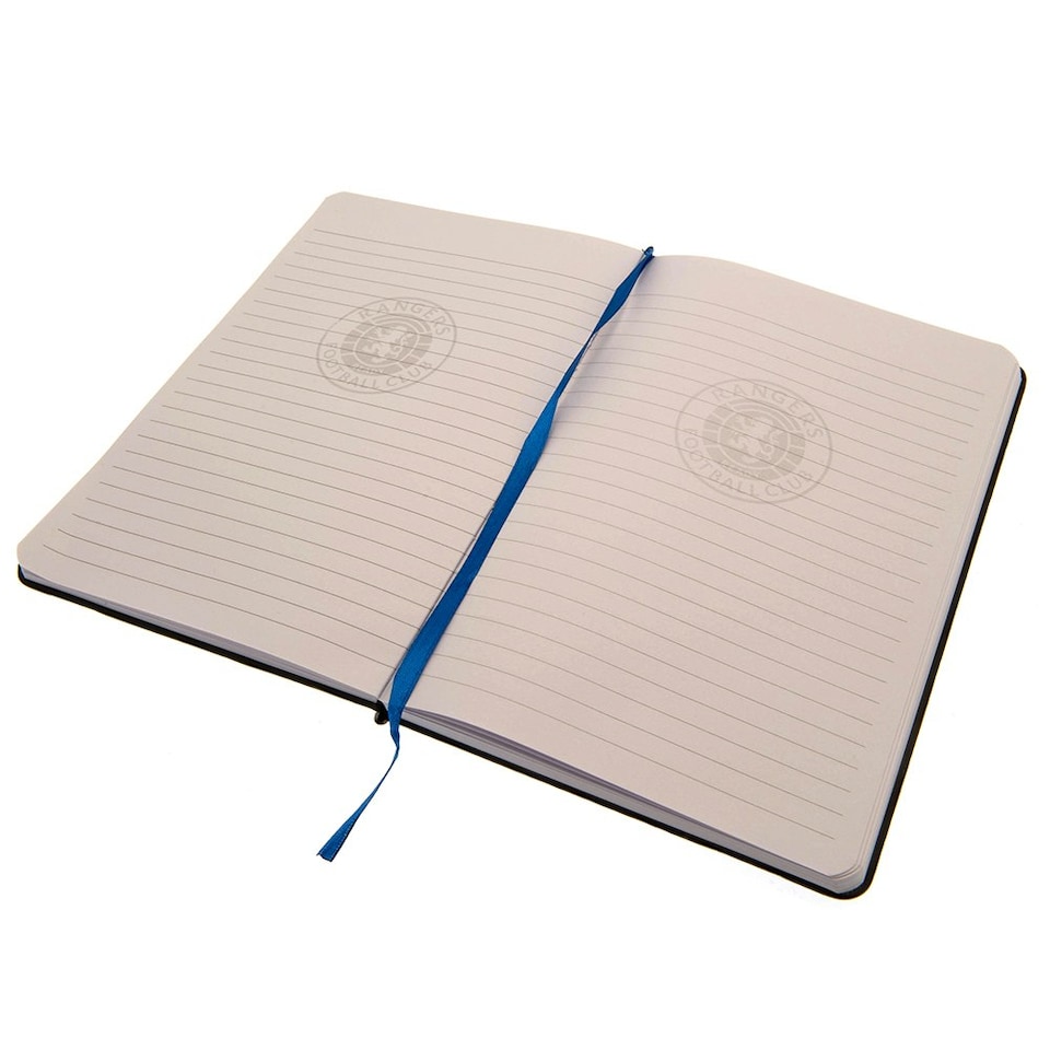 image 1 of Rangers FC A5 Notebook - Black/Royal Blue - One Size