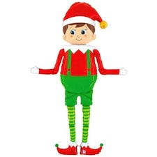 Special Delivery Elf Christmas Helium Foil Jumbo Balloon 1.68m / 5.5 ft
