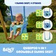 image 4 of TP Forest Wooden Single Swing with Bluey Quadpod - FSC® certified