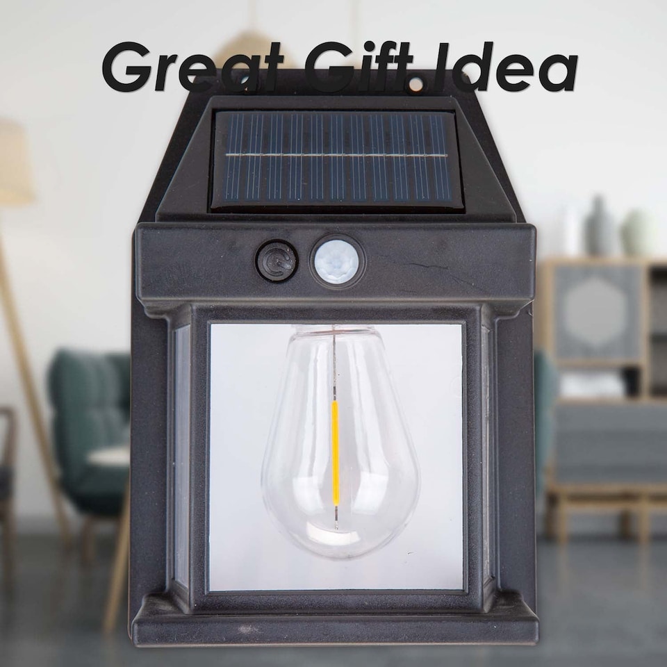 image 1 of Orma Solar Security Light Motion Sensor Black - 17cm x 10.5cm