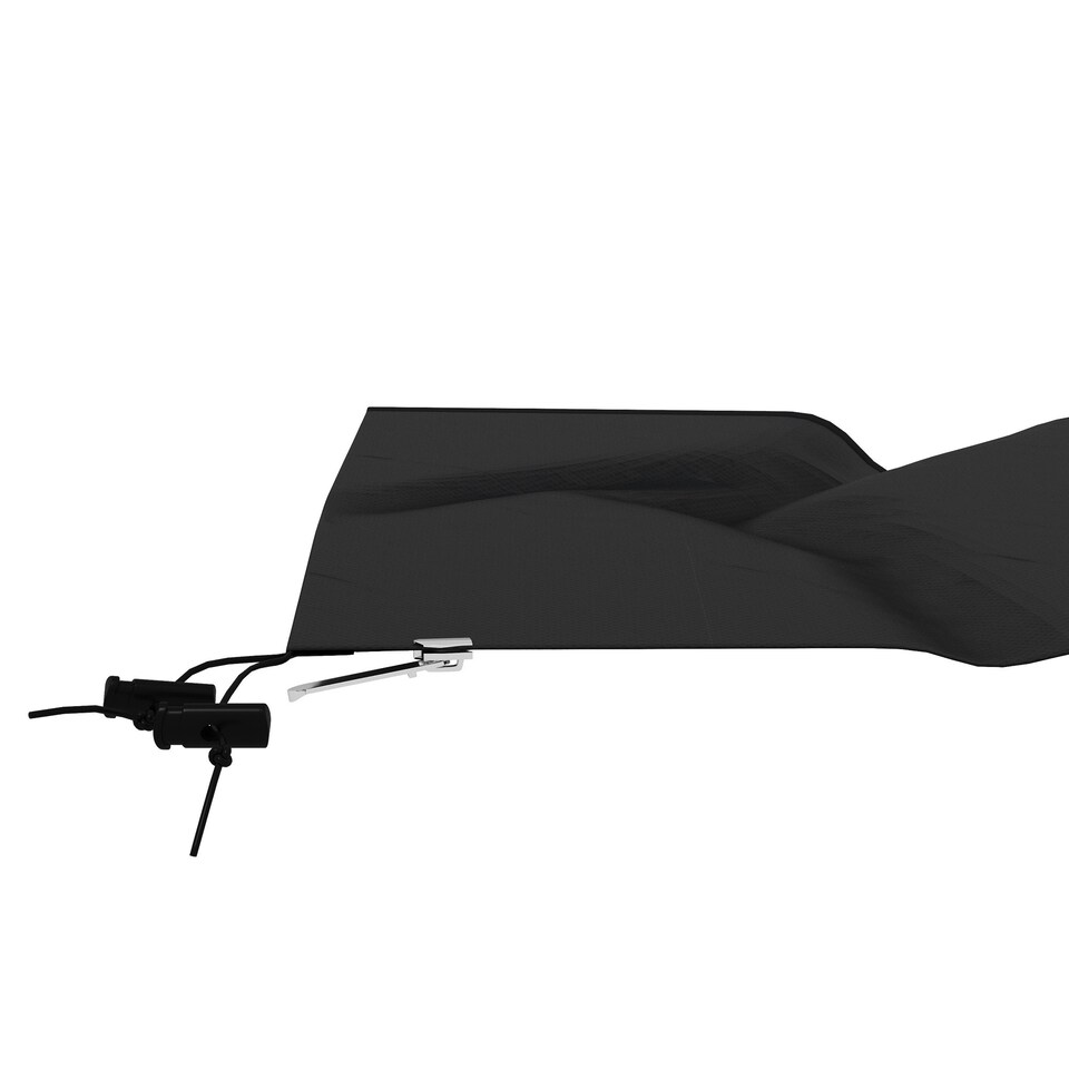 image 1 of Outsunny Parasol Cover, Patio Cantilever Cover, Banana Umbrella Cover, Black