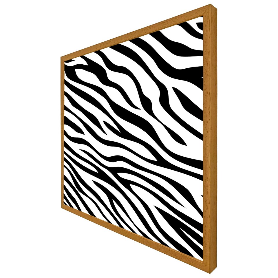 image 1 of Zebra print (Picture Frame) White | XL