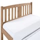image 4 of 4ft6 Double Antique honey pine,wood,wooden,solid slatts,bed frame.