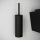 image 2 of Cosmic Toilet Brush Holder w/ Screws, Durable Stainless Steel-Matt Finish Black