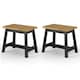 image 2 of Corona Black, Live Edge Large Dining Bench Black