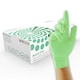 image 2 of Unigloves Green Pearl Box of 100 Nitrile Gloves