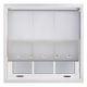 image 3 of FURNISHED Roller Blinds Daylight Square Eyelet Light Filtering Easy Fit Trimmable Window Shade | Grey | Grey
