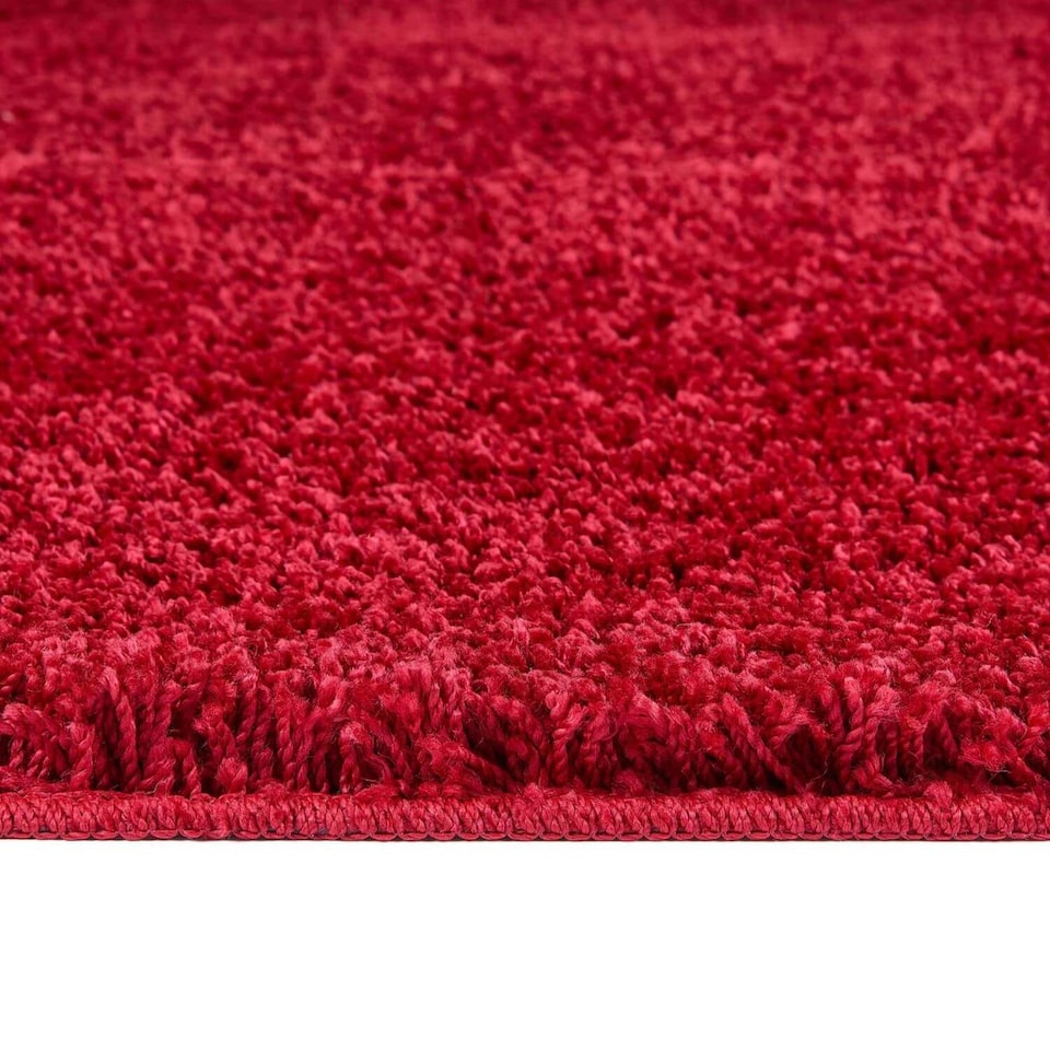 image 1 of Washable Non Slip Shaggy Floor Rug Soft Stain Resistant Plain