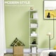 image 3 of HOMCOM 5-Tier Bookshelf Freestanding Bookcase Storage Shelves, Light Grey