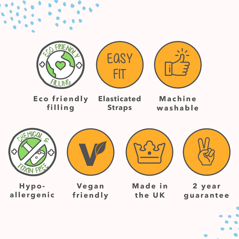 image 1 of Snug Brilliantly Bouncy Mattress Topper, Double | White | 1