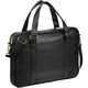 image 4 of Avenue Oxford 15.6in Laptop Slim Briefcase - Solid Black - 39 x 5 x 30cm Black