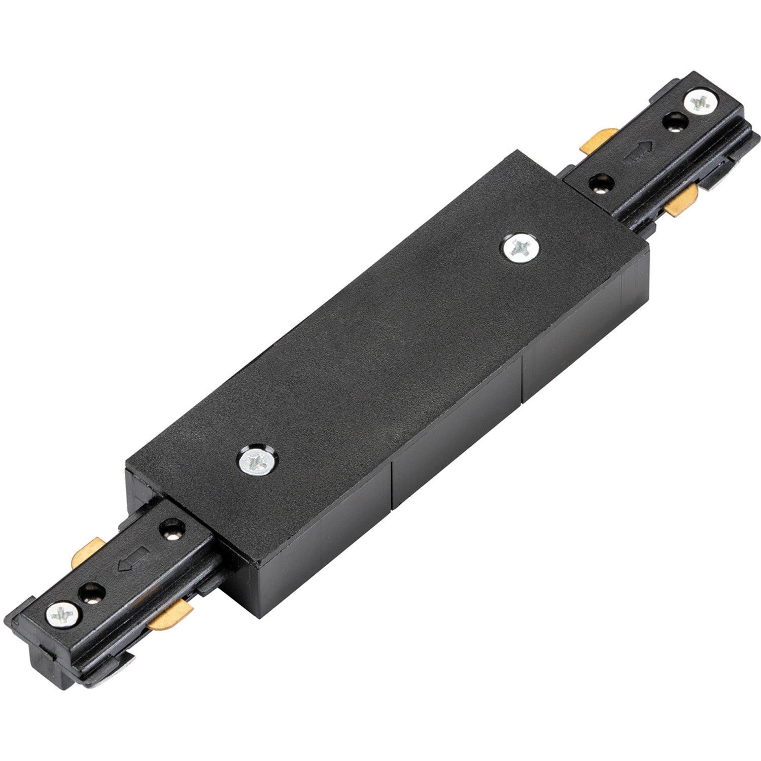 Loops Commercial Track Light Central Connector - 180mm Length - Black Pc Rail System