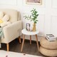 image 9 of COSTWAY Round Coffee End Table Sofa Side Table Furniture White