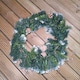 image 2 of 60cm Frosted Glacier Snow Tipped Christmas Wreath with Pine Cones