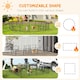 image 3 of PawHut 16 Panels Heavy Duty Puppy Play Pen for Small 60Hcm