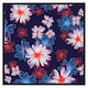 image 2 of Red, white & blue flower print (Picture Frame) Brown | XL