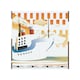 image 1 of Art Deco Ship Splash Back | White